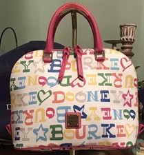 dooney & bourke leather saffiano large zip satchel