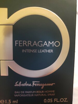 SALVATORE FERRAGAMO Intense Leather  Parfum Sample Size Spray 0.05 oz / 1.5 mL