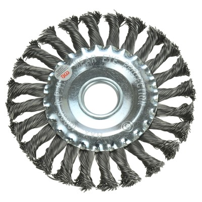 Disco Rueda Cepillo Alambre Trenzado para Amoladora Angular - BGS technic eBay