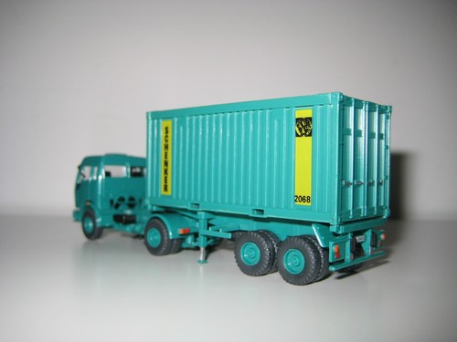 Roskopf H0 546 - Camión Mercedes-Benz semirremolque 20' "Schenker" - Imagen 10 de 16