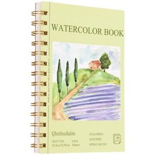 5x7.5 Inch Spiral Watercolor Paper Pad - 30 Sheets 140lb/300g Acid-Free Artis...