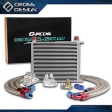 Fit For New 30 Row An10 Engine Aluminum Racing Oil Cooler Filter Relocation Kit