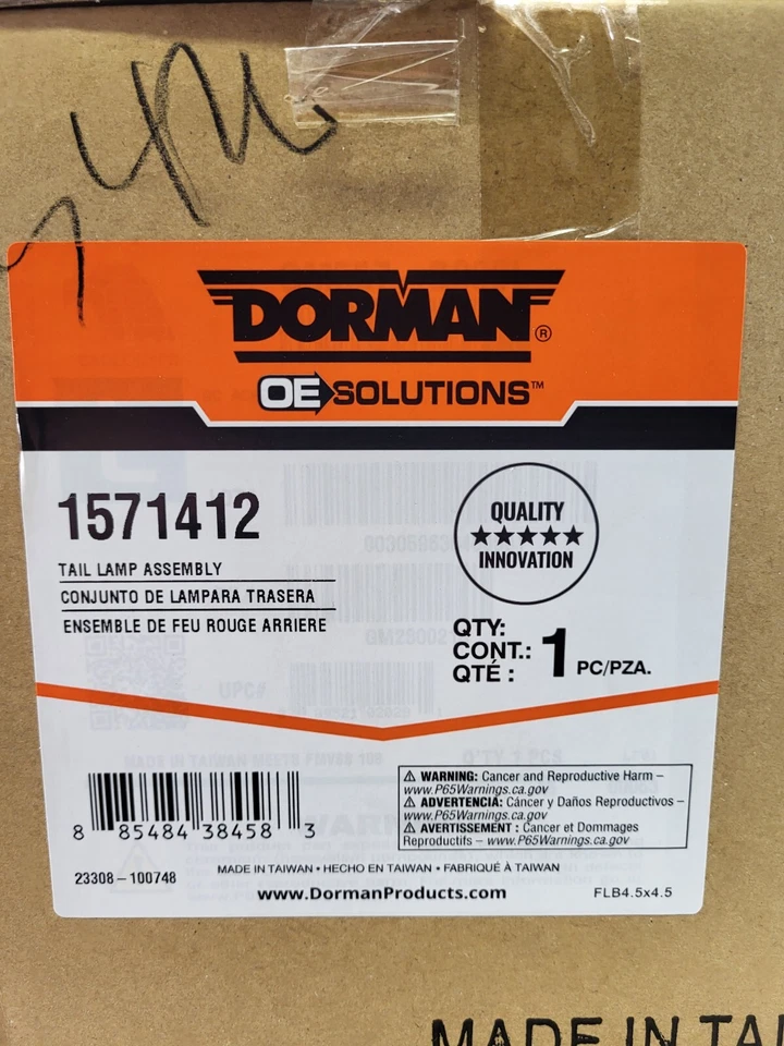 Conjunto de luz trasera Dorman 1571412 LR para GMC Acadia 2007-2012, nuevo en caja. Foto 3 de 4