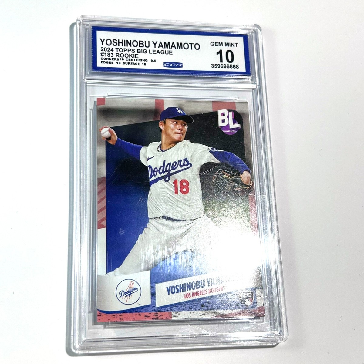 バット Giants 24 PRO LeagueChamp Yoshinobu 2024 Topps Big League - Yoshinobu Yamamoto #183 (RC) for