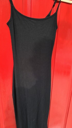SKIMS | Soft Lounge Long Slip Dress Maxi Sleeveless Onyx Black NWT Small LARGE - Picture 7 of 9