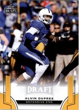2015 Leaf Draft Gold #1 Alvin Dupree - FB