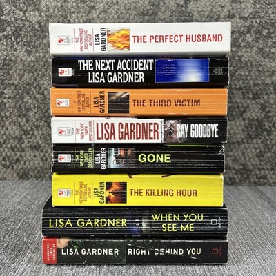 FBI Profiler Series by Lisa Gardner 8 Paperback Book Lot 1-7 & 9 Near Complete
