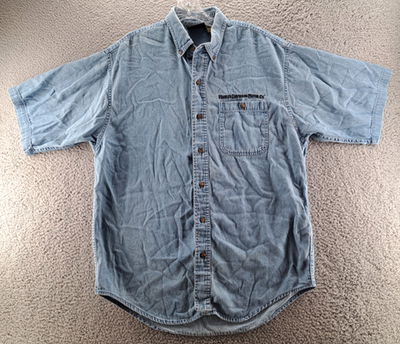 Chemise Vintage Harley-Davidson Pour Homme - Taille M, Boutonnage, Occasion Très Bon état