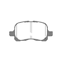 Bremsbelagsatz Scheiben 16,5 Mm Triscan FüR U.A. Toyota Corolla
