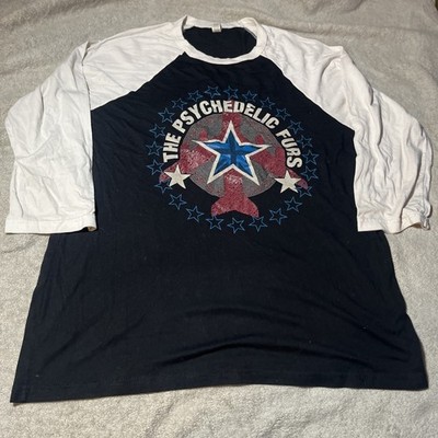 The Psychedelic Furs Tour  raglan tee T Shirt Size L Unisex Rock Music