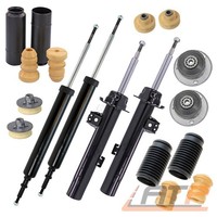 4X StoßDÄMpfer Vorne + Hinten MIT Domlager +PROTECTION-KIT FÜR BMW 3-ER E90 E91