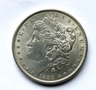 1888 P Morgan Silver Dollar $1 Coin Circulated