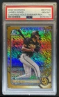 2022 Bowman James Wood Chrome Prospects Refractor Gold Shimmer #/50 PSA 10