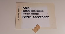 Genuine German Railway DB Car Sign wagon cold war 1970s 1980s Berlin Cologne