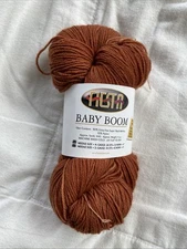 Fiesta Baby Boom - 1 hank - #51 Saddle Brown - Machine Wash - Merino/Nylon
