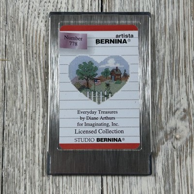 Bernina artista Embroidery Design Card #778 Everyday Treasures Diane Arthurs USA