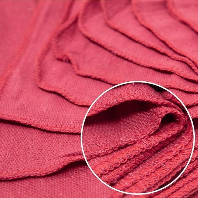100 New Red Shop Towels Industrial Cleaning Rags Large 12x14 Towel A ...