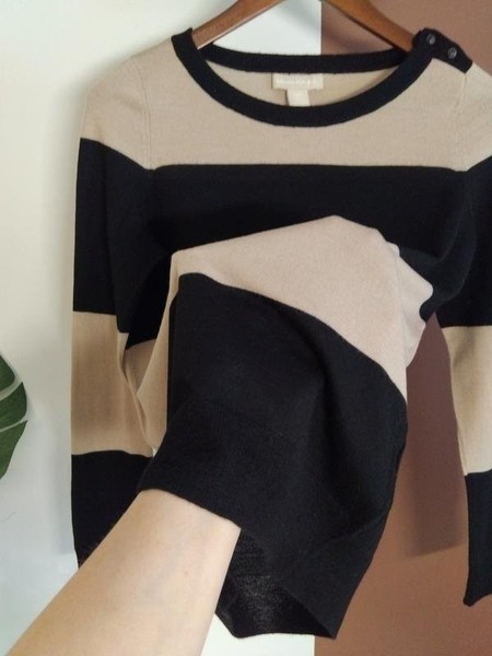Women Banana Republic Sweater Black Wool S