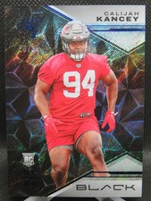 CALIJAH KANCEY 2023 PANINI BLACK SAPHIRE ROOKIE SP #D 26/35 BUCANEERS