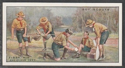 B.A.T., Boy Scouts, 1930, No 40, First Aid, 2nd Class Test