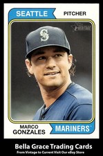 2023 Topps Heritage Marco Gonzales #144 Seattle Mariners MLB Baseball 