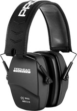 PROHEAR 016 NRR 26Db Shooting Ear Protection, Slim Passive Earmuffs Adjustable