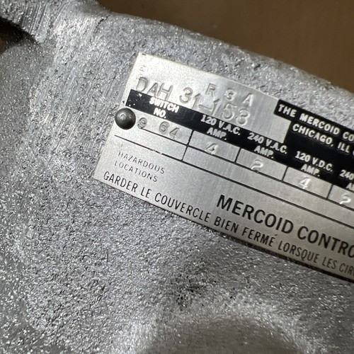 Mercoid Control Gas Pressure Differential Switch DAH-31-153 Nos Surplus No Box - Picture 11 of 12