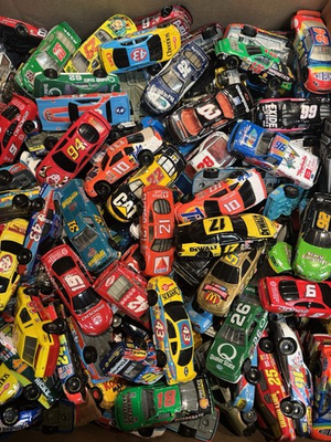 #ad 🔥RANDOM LOT OF 25 1 64 DIECAST NASCAR THEMED CARS HOT WHEELS RACING CHAMPIONS $23.95