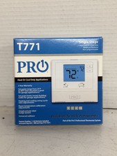 Pro1IAQ T771 Heat or Cool Only Thermostat New...