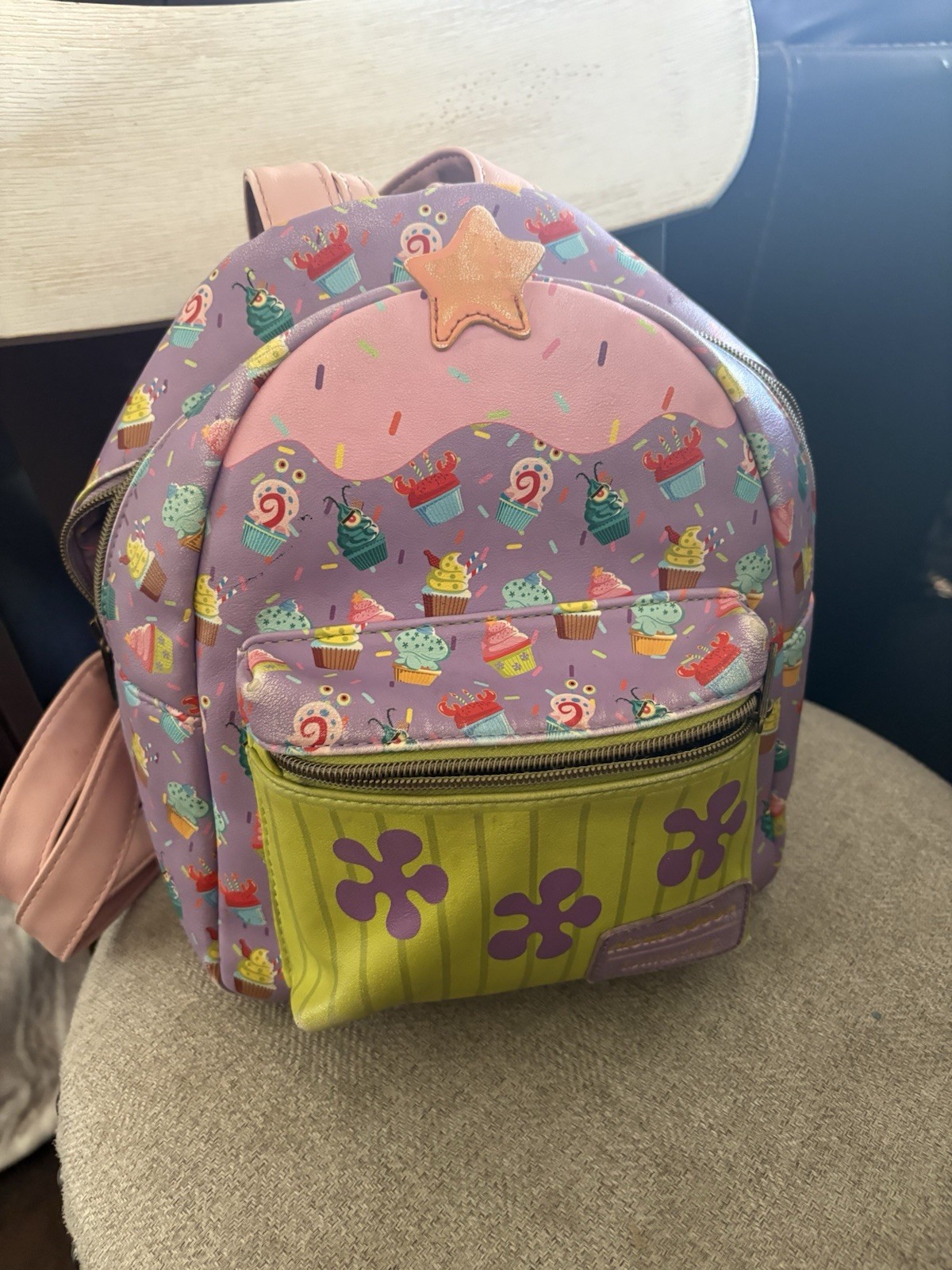 Loungefly SpongeBob SquarePants Mini Backpack Cup… - image 1