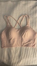 Lululemon Like a Cloud Longline Bra Light Support, B/C Cup Color Strawberry Milk