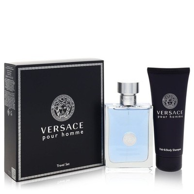Versace Pour Homme Versace Gift Set 3.4 oz EdT + 3.4 oz Shower Gel / e 1 pz