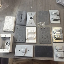 Weather proof electrical box covers