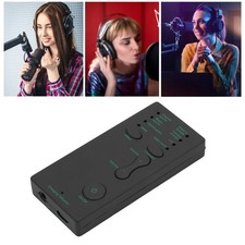 Portable Voice Changer 3.5mm Interface USB Rechargeable Small Sound Effects