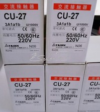 New TECO CU-27 CU27 AC CONTACTOR IN BOX 220V,3A1a1b BRAND quickly delivery 1PCS