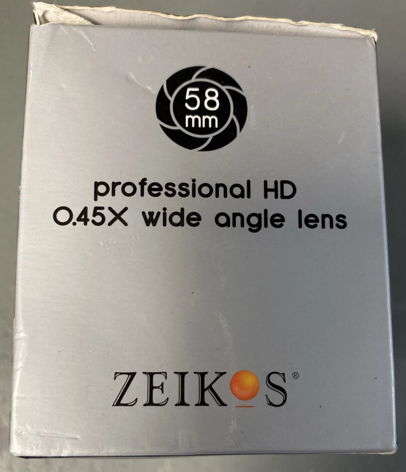 New Zeikos Pro HD Wide Angle 58mm .45x Wife Angle Lens - Image 4 of 4