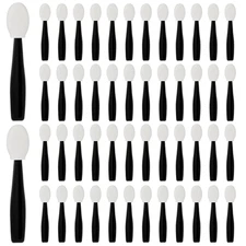 50PCS Disposable Eye Shadow Sponge Applicators, Mini Dual Sided white