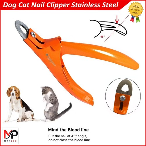 Dog Nail Clippers Trimmer Cat Pet Toenail Claw Cutter Grooming Scissors Blades - Picture 12 of 18