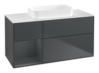 Villeroy & Boch Finion Waschbeckenunterschrank FüR Becken Mittig Regal Links...
