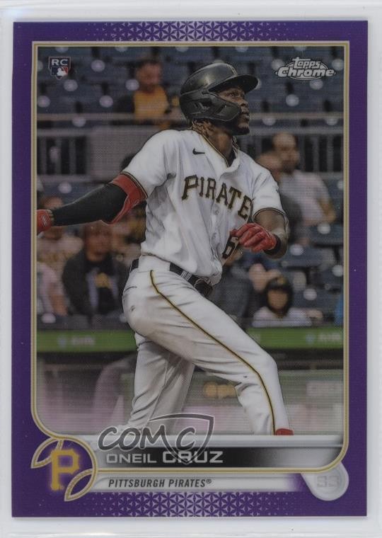 2022 Topps Chrome Purple Refractor 243/250 Oneil Cruz #128 0ij9