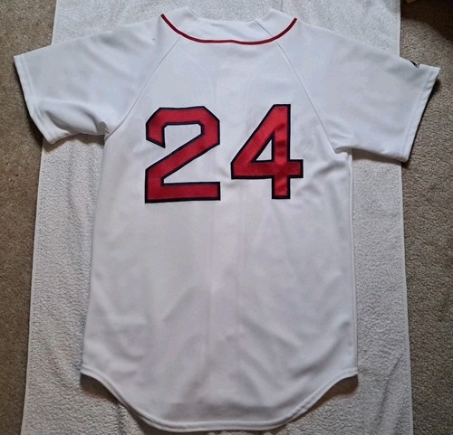 Manny Ramirez Boston Red Sox Majestic Baseball Jersey Small SEWN - Picture 5 of 9