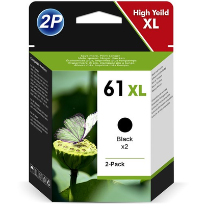 #ad #ad 61XL Black Color Ink replacement for HP 61XL ENVY 4500 4501 5530 5531 5535 Lot $25.59