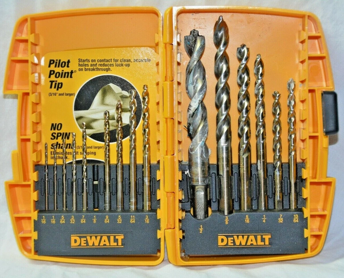 DEWALT 15pcs Titanium Drill Bits Set DW1361 711181059571 eBay