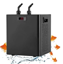 79Gal/300L Water Chiller Hydroponic Aquarium Chiller 1/3 HP Fish Tank Cooler