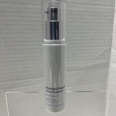 Meaningful Beauty Maintenance Night Fluide by Cindy Crawford oz