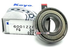KOYO JAPAN 6001 ZZ DEEP GROOVE BALL BEARING, METAL SHIELDED 12x28x8 mm
