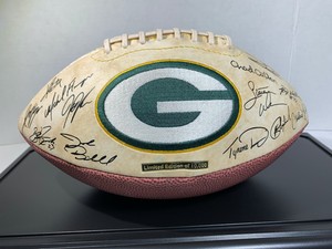 packers autographed football