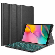 7 Color Backlit Keyboard Case For Samsung Galaxy Tab A 10.1" 2019 SM-T510 Cover