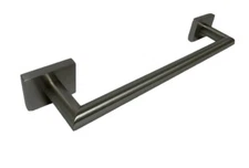 ICO Bath Volkano Crater V62134 12" Towel Bar - Brushed Nickel