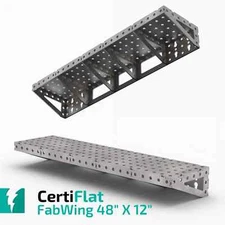 CertiFlat FW4812 48"X12" FabWing Extension Table for Pro & FabBlock Tables - HD